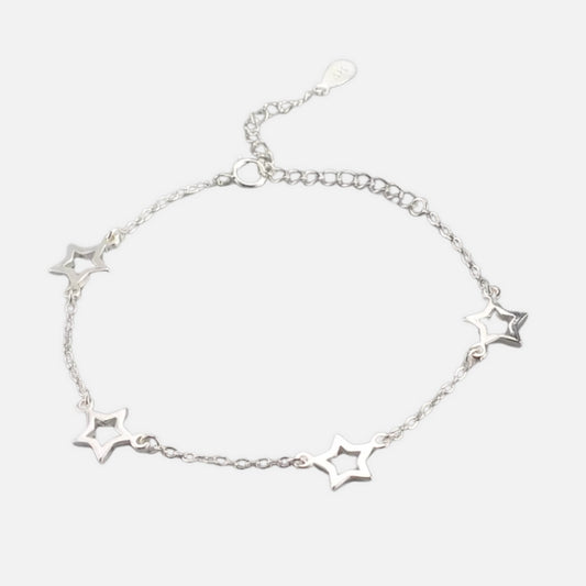 Bracelet Étoile Maille Fine