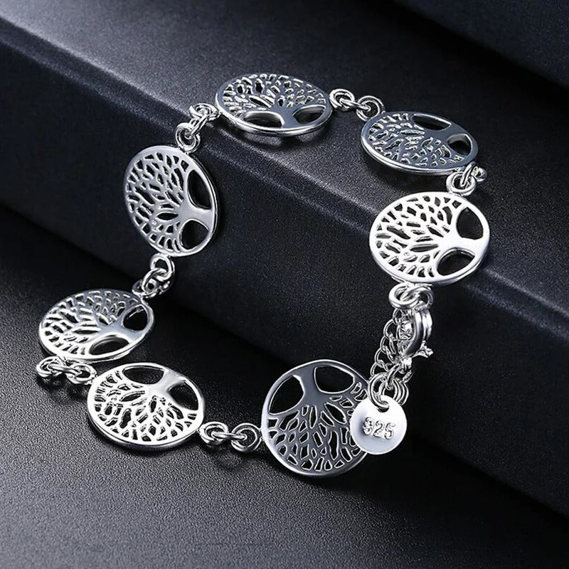 Bracelet Femme Arbre De Vie Élégant Et Symbolique
