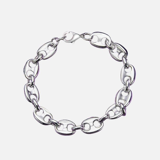 Bracelet Femme Argent Maillons Graine De Café