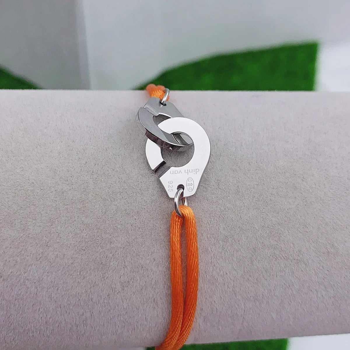 Bracelet Femme Menotte Simple Corde Et Acier Inoxydable