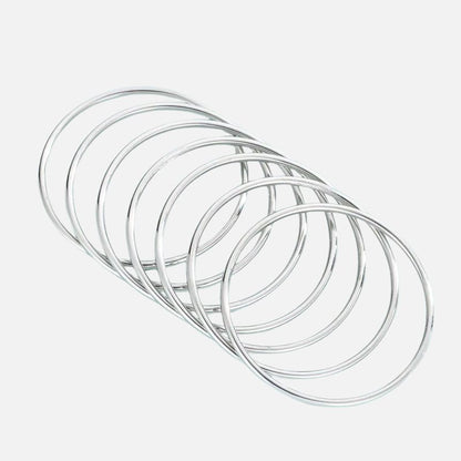 Bracelet Femme Set Joncs Fins Dorés - Acier Inoxydable