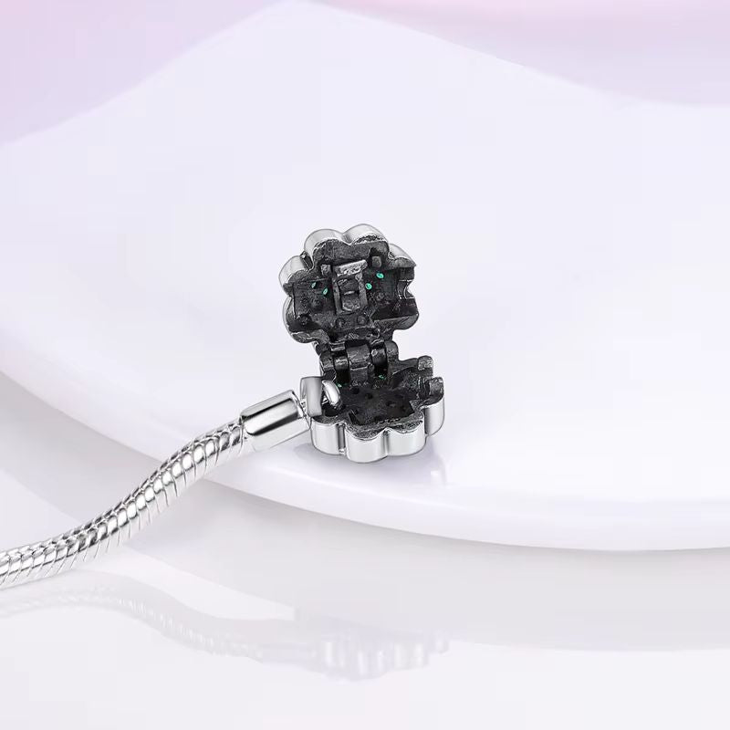 Bracelet Femme Trèfle Quatre Feuilles Zircon Vertes