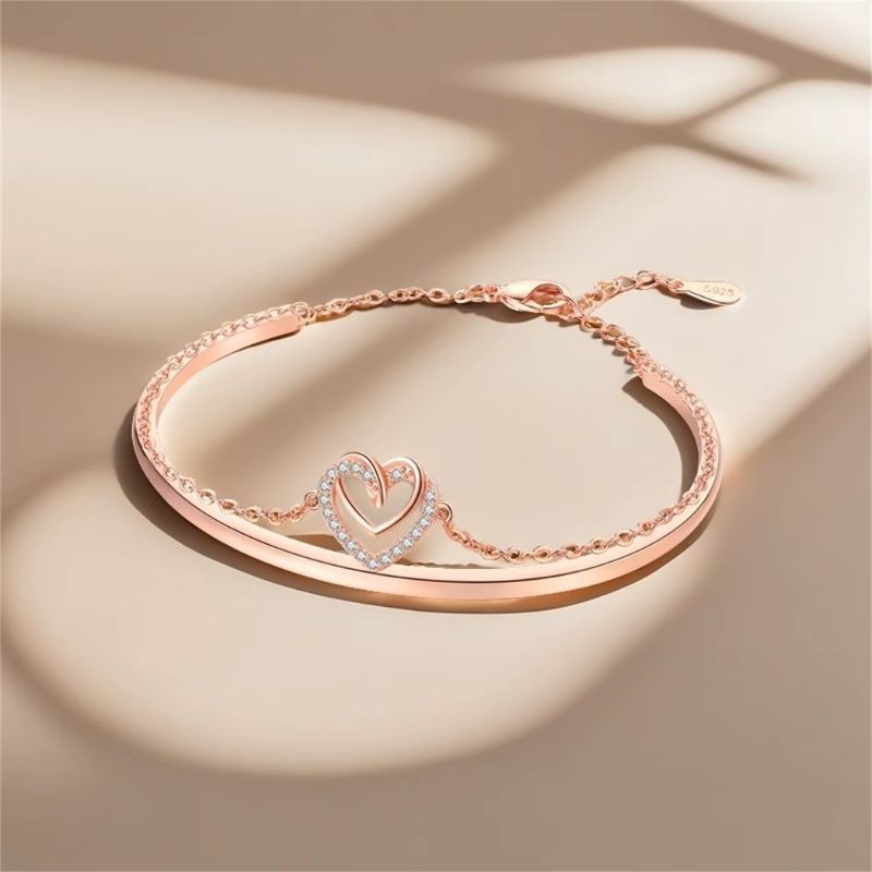 Bracelet Fête des Mères en Argent et Zircon