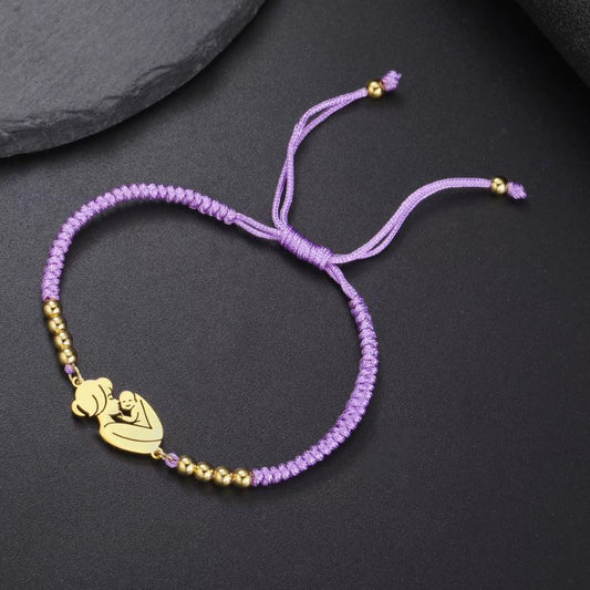 Bracelet Fête des Mères Tressé 