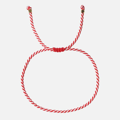 Bracelet Fil Rouge Torsadé
