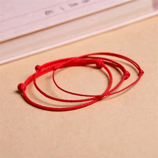 Bracelet Fil Rouge Tressé