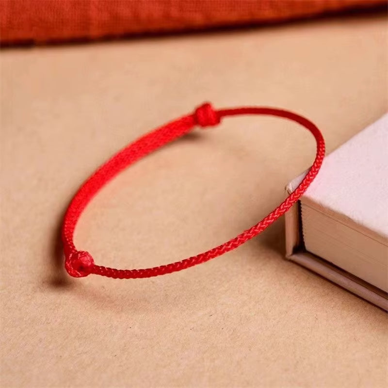 Bracelet Fil Rouge Tressé