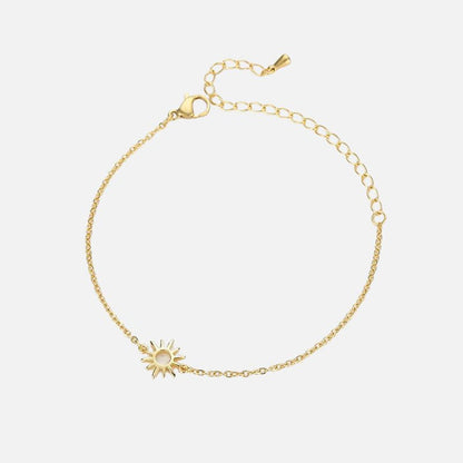 Bracelet Fin Femme Acier inoxydable Soleil