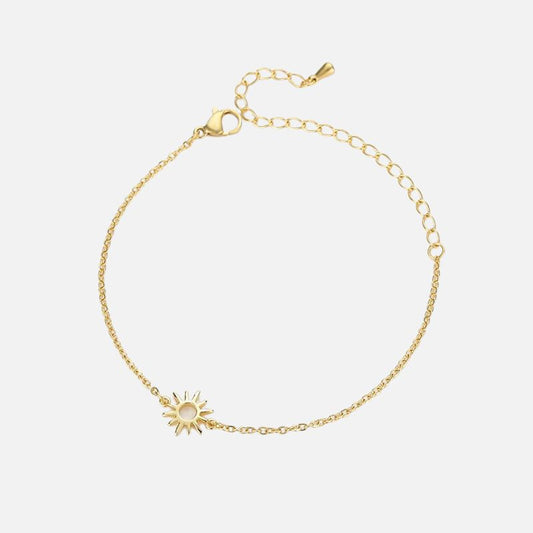 Bracelet Fin Femme Acier inoxydable Soleil