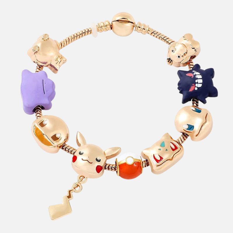 Bracelet Garçon Pokémon Héros Dorés