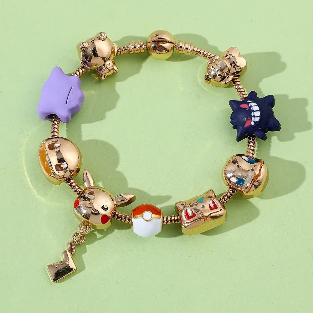 Bracelet Garçon Pokémon Héros Dorés