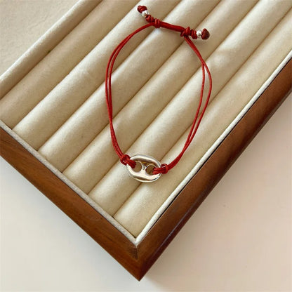 Bracelet Grain De Café Femme Élégant Cordon Ajustable