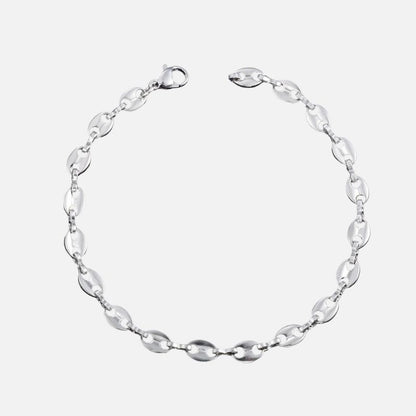 Bracelet Graine de Café Homme Fin – Acier Inoxydable