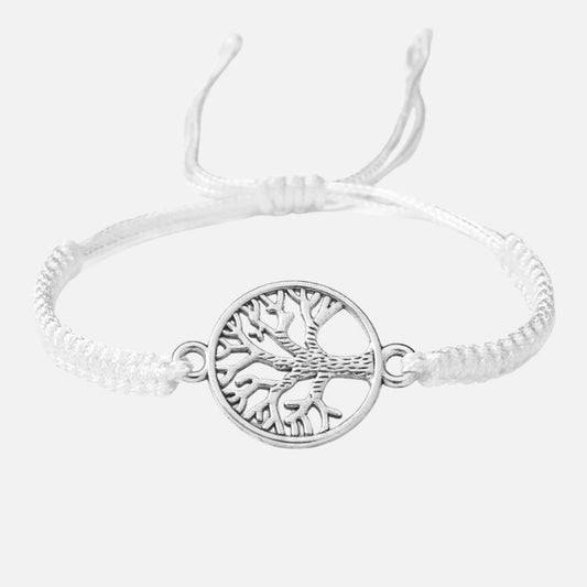 Bracelet Homme Arbre De Vie Cordon Tressé