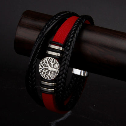 Bracelet Homme Arbre De Vie Multiple