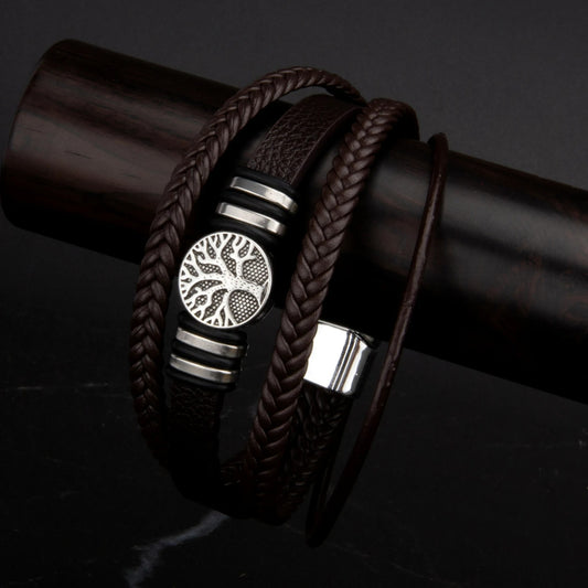 Bracelet Homme Arbre De Vie Multiple