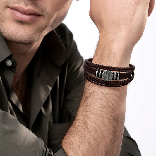 Bracelet Homme Arbre De Vie Multiple