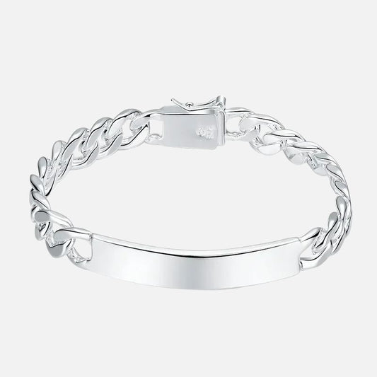 Bracelet Homme Argent Chaîne Gourmette