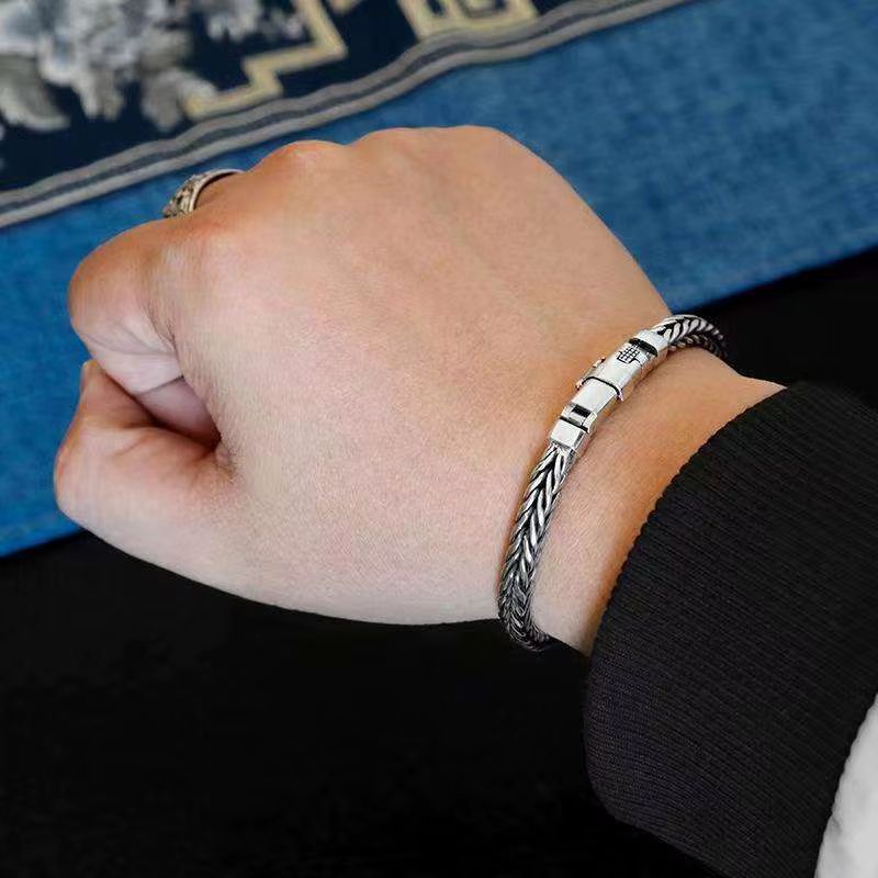 Bracelet Homme Argent Finesse et Ancrage