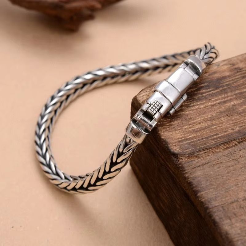 Bracelet Homme Argent Finesse et Ancrage