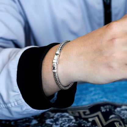 Bracelet Homme Argent Finesse et Ancrage