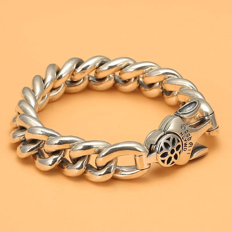Bracelet Homme Argent Maille Épaisse