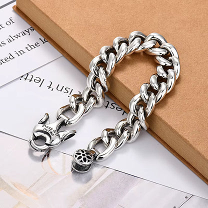 Bracelet Homme Argent Maille Épaisse