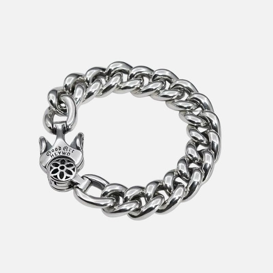 Bracelet Homme Argent Maille Épaisse