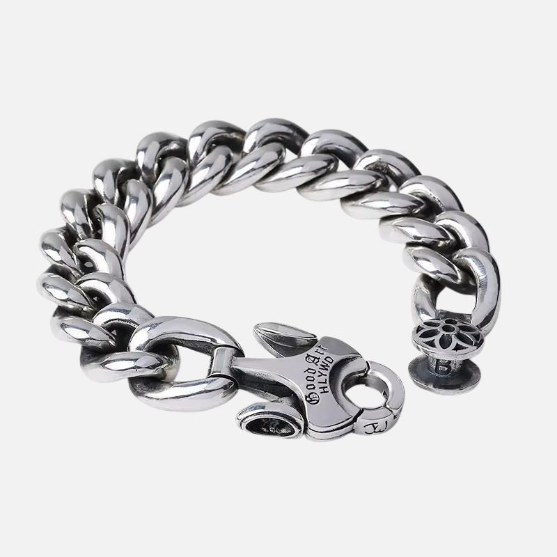 Bracelet Homme Argent Maille Épaisse