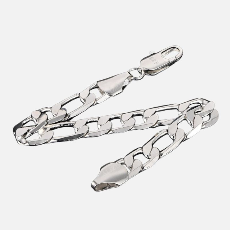 Bracelet Homme Argent Maille Figaro