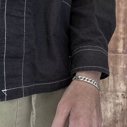 Bracelet Homme Argent Tête Serpent