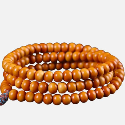 Bracelet Homme Orange Mala Méditation