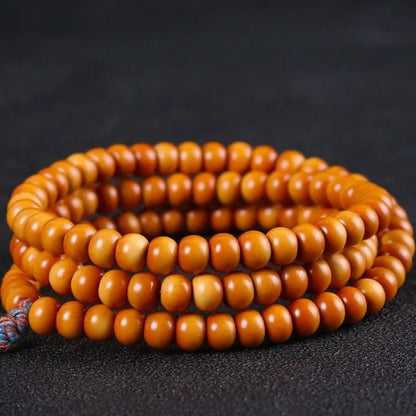 Bracelet Homme Orange Mala Méditation