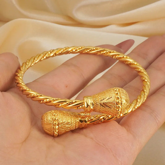 Bracelet Indien Femme Doré Tradition