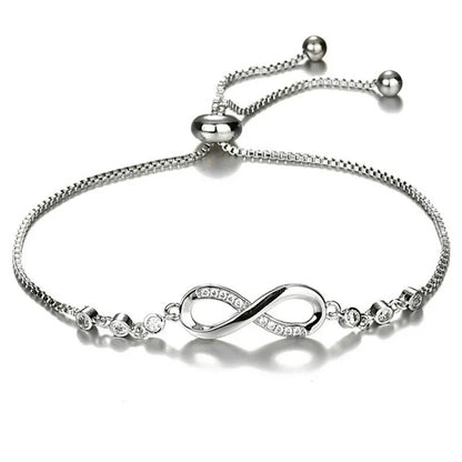Bracelet Infini Femme Ajustable En Maille