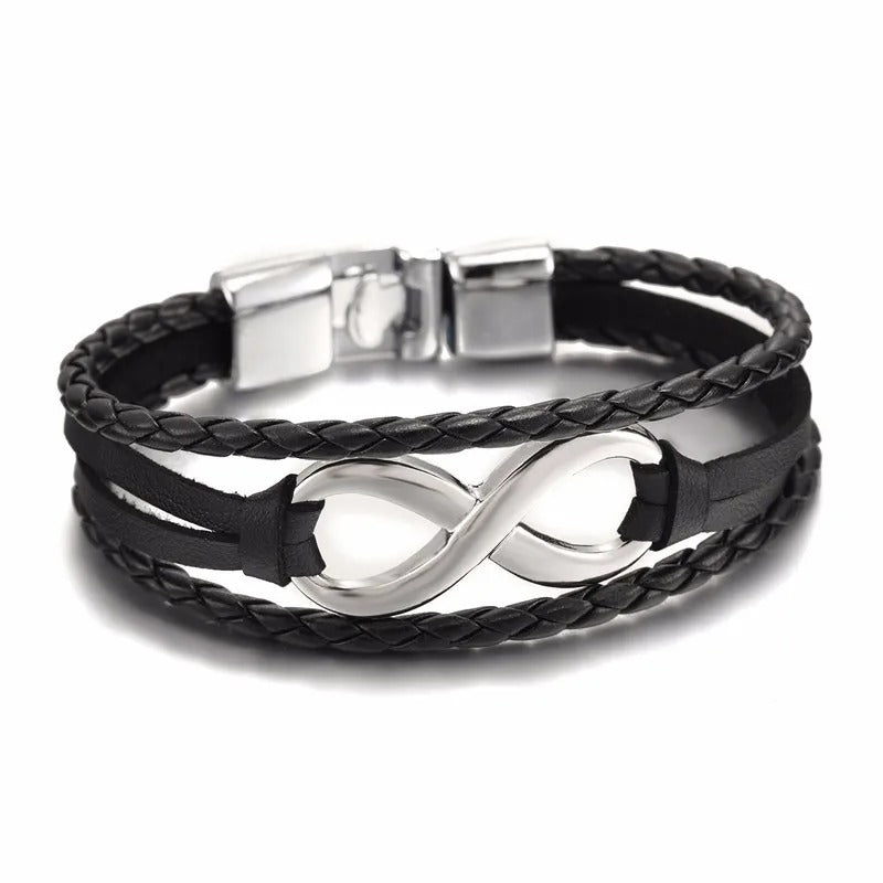 Bracelet Infini Homme Multi Liens