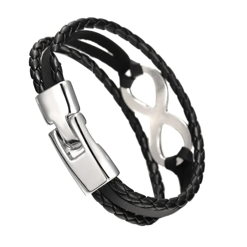 Bracelet Infini Homme Multi Liens