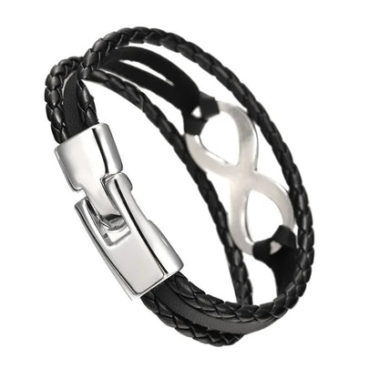 Bracelet Infini Homme Multi Liens
