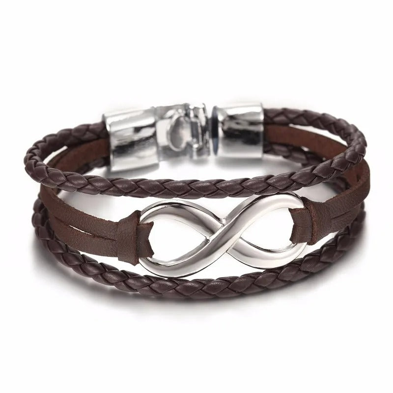 Bracelet Infini Homme Multi Liens
