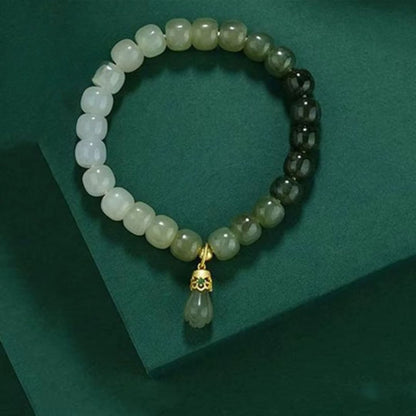 Bracelet Jade Dégradé à Perles