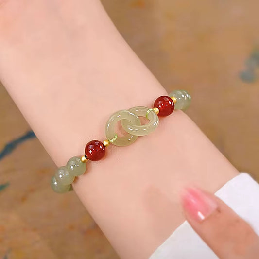 Bracelet Jade Moderne