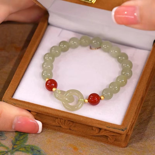 Bracelet Jade Moderne dans une boite