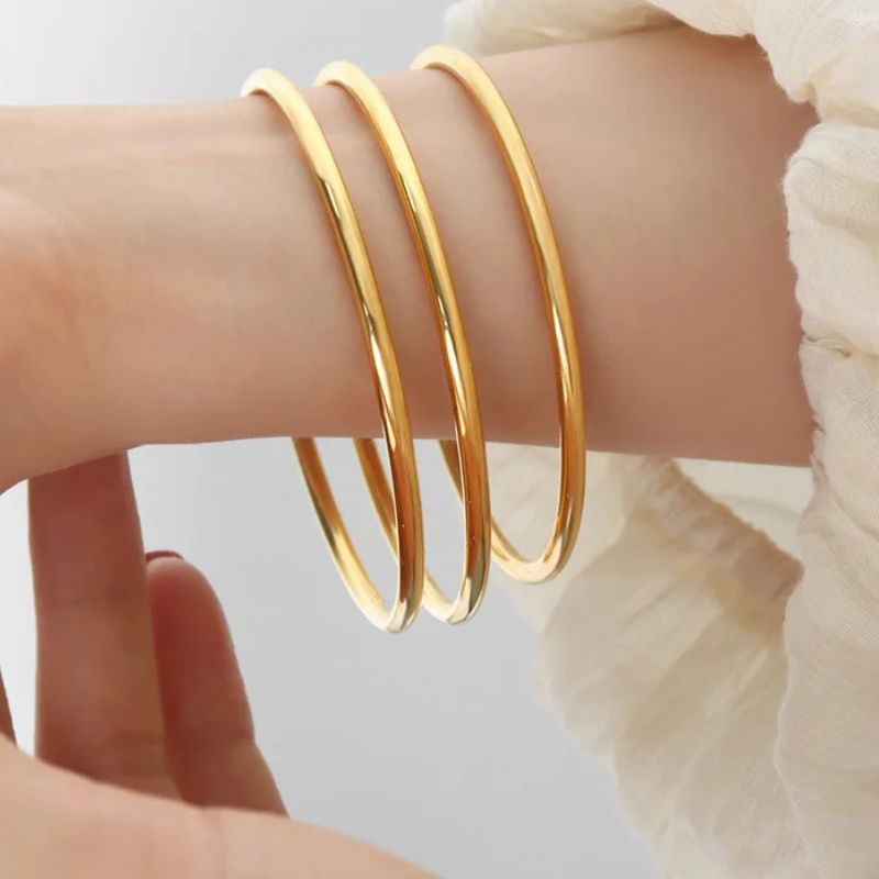 Bracelet Jonc Femme – Acier inoxydable