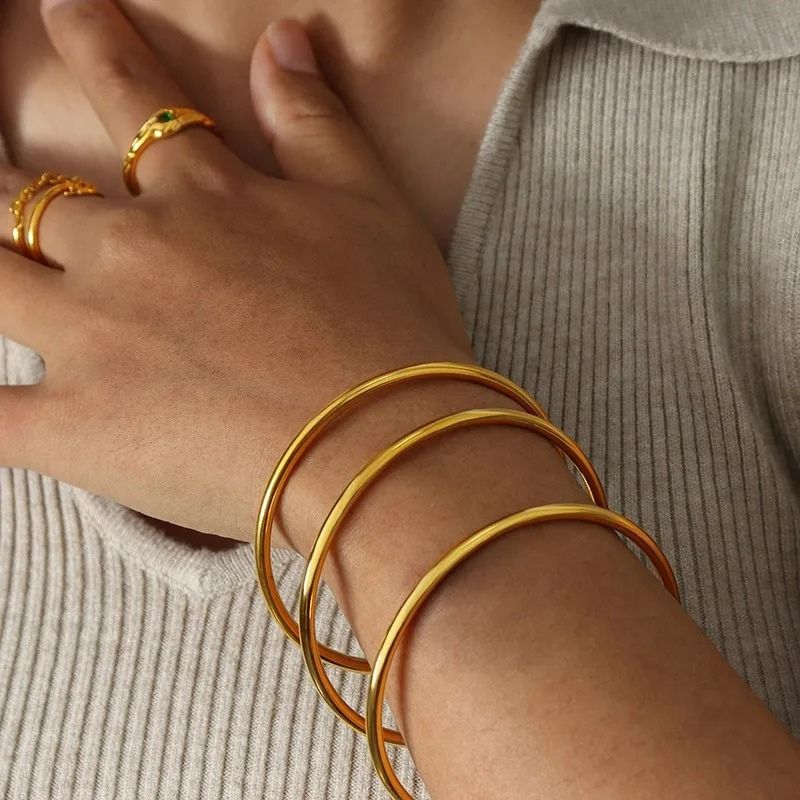 Bracelet Jonc Femme – Acier inoxydable