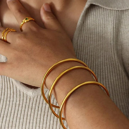 Bracelet Jonc Femme – Acier inoxydable