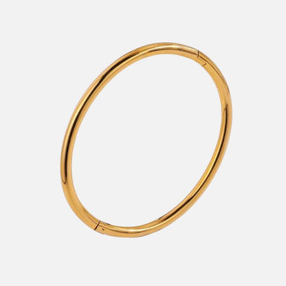 Bracelet Jonc Femme Doré – Acier inoxydable