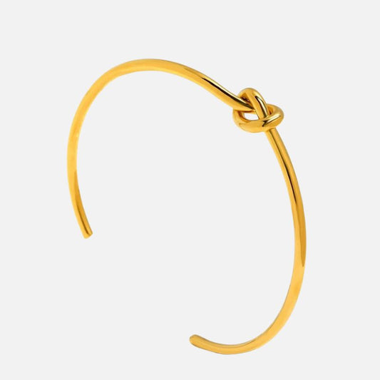 Bracelet Jonc Femme Nœud – Acier inoxydable