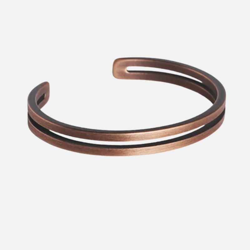 Bracelet Jonc Homme Cuivre Élégance Authentique
