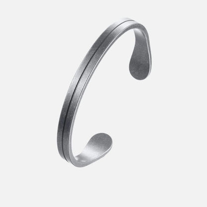 Bracelet Jonc Homme Minimaliste Acier Inoxydable