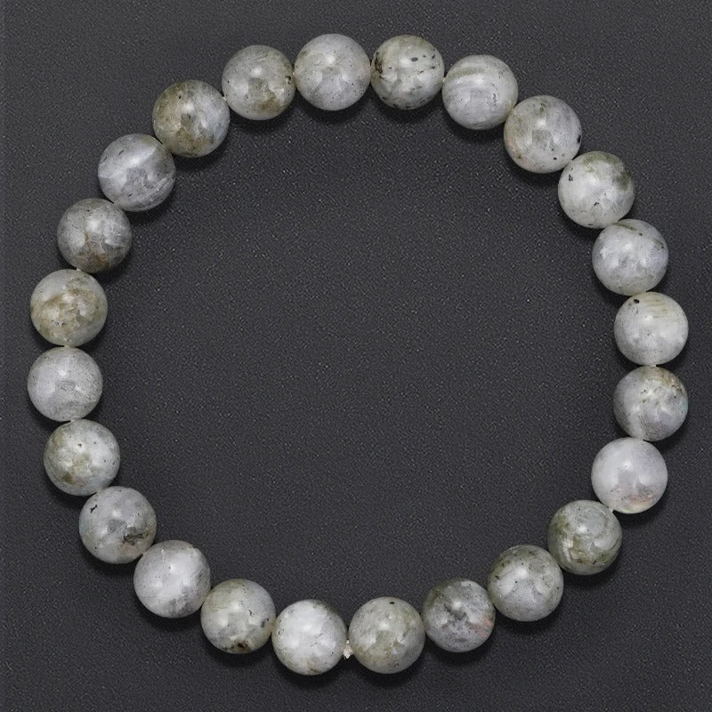 Bracelet Labradorite Femme Éclat Gris